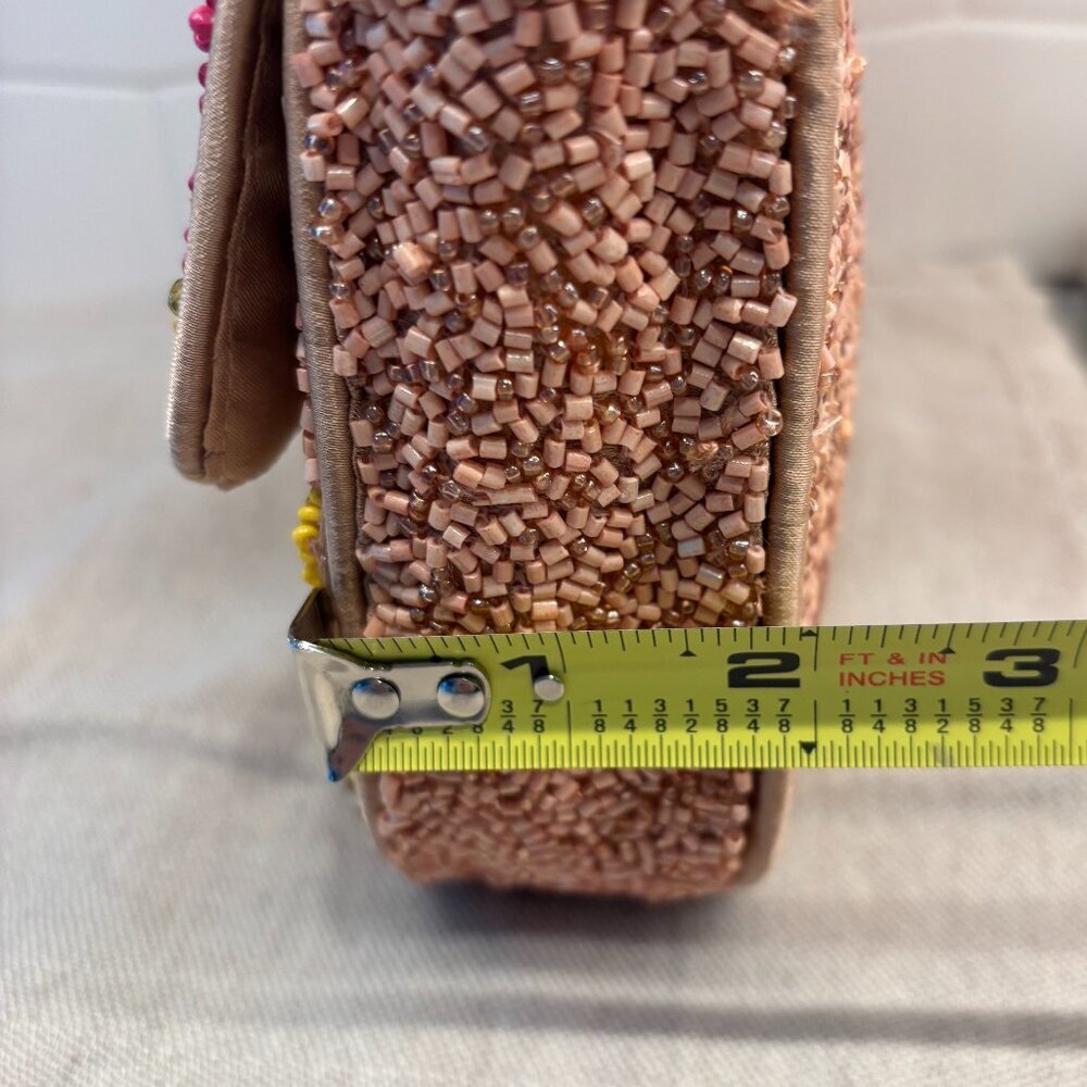 ⛷️Viral Beaded Ski Shoulder Bag - Pink, Blue, Red and Yellow - Made in India⛷️ - Picture 11 of 12
